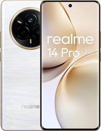 Mobilais telefons Realme 14 Pro, 512 GB, pērļu balta krās.