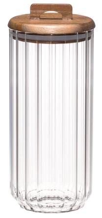 Lielapjoma produktu konteiners Maku Ripple 629108, 1.4 l, caurspīdīga krās./brūna krās.