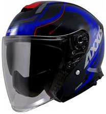 Motocikla ķivere Axxis Mirage SV Village, XXL, zila krās.