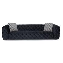 Sofa Hanah Home Zeus 291NDS1511, juoda sp., 100 x 276 cm x 70 cm