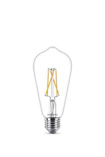Lemputė Philips LED, ST64, 2200 - 2700 °K, E27, 8.5 W, 806 lm