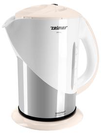 Elektriskā tējkanna Zelmer ZCK0277E 332.2, 1.7 l, balts krās./nerūsējošā tērauda krās.