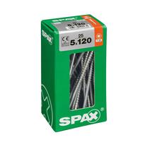 Medsraigtis, universalieji Spax, 5 x 120 mm, balta sp., 25 vnt.