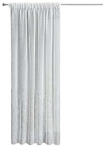 Dieninė užuolaida Melia FBW-01, balta sp./sidabro sp., 140 cm x 270 cm