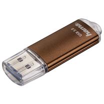 USB atmintinė Hama Laeta, ruda sp., 128 GB