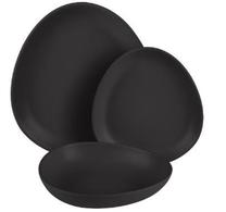 Pietų servizas Berlinger Haus Matte Black Collection BH/10021, keramika, juoda sp., 18 vnt.