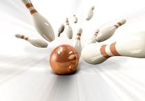 Fototapete Artgeist Bowling MFT517, 105 cm x 105 cm