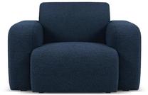 Krėslas Micadoni Home Molino Boucle, tamsiai mėlyna sp., 105 cm x 95 cm x 72 cm