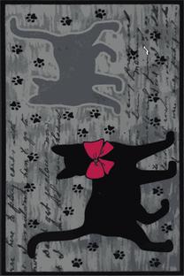 Paklājs Conceptum Hypnose WOOKECE172, daudzkrāsaina, 100 cm x 60 cm