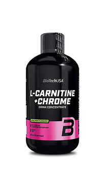 Maisto papildas BioTech USA Liquid L-Carnitine + Chrome, 0.5 l