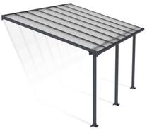 Pavėsinė Canopia, 300 x 425 x 305 cm, skaidri sp./pilka sp.