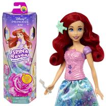 Lelle ar aksesuāriem Mattel Disney Princess Spin & Reveal Ariel, 31 cm, daudzkrāsaina