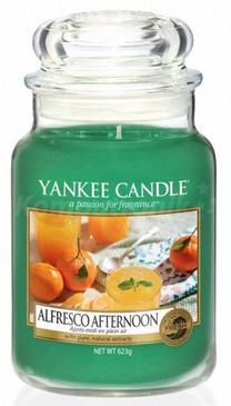 Svece, aromātiskā Yankee Candle, 150 h, zaļa krās.