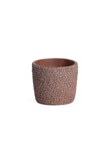 Gėlių vazonas Domoletti BTP06C, cementas, Ø 12 cm, raudona sp.