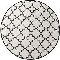 Vonios grindų kilimėlis Foutastic Kupa 359CHL4126, balta sp., 100 cm x 100 cm, Ø 100 cm