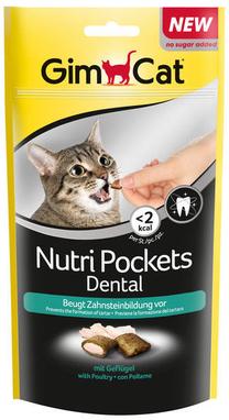 Skanėstas katėms Gimborn Nutri Pockets Dental, 0.06 kg