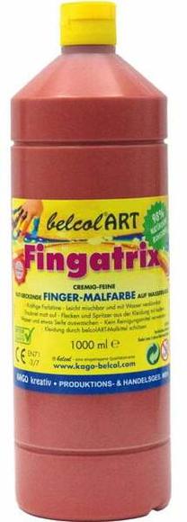 Värv sõrme BelcolART Fingatrix, 1000 ml, 1 värv.