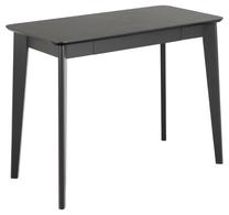 Kirjutuslaud sahtlitega Roxby, 100 cm x 50 cm, 75 cm, must v.