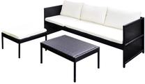 Lauko baldų komplektas VLX 3 Piece Garden Lounge Set