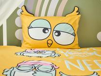 Комплект постельного белья Dormeo I Owl You 110074710, желтый цв., 50 x 70 cm, 140 x 200 cm