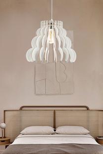 Valgusti rippuv Opviq Chandelier Cloudy, E27, valge v. / valge v.