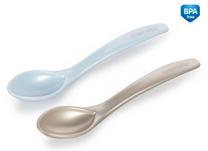 Tējkarote Canpol Babies Feeding Spoons 59/582, 4 mēn., plastmasa, zila krās./zelta krās.
