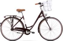 Dviratis miesto Romet Pop Art LUX, 28 ", 20" rėmas, bordo sp.