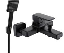 Vannas maisītājs ar dušas komplektu Mexen Cetus R-45, melna krās.