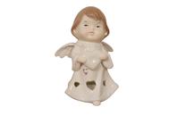 Подсвечник MN MN.3627231, керамика, 13 см, кремовый цв.