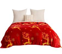 Lovatiesė KFB-18, aukso/raudonas, 160 cm x 200 cm