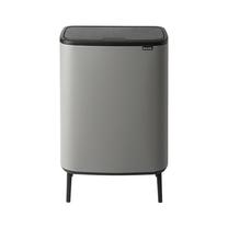 Šiukšliadėžė Brabantia Bo Touch Hi, pilka sp., 60 l, 81.5 cm x 31.2 cm