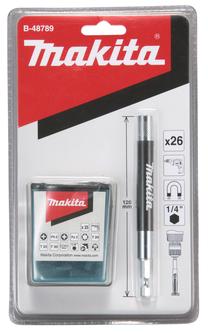 Набор битов для отверток Makita B-48789, 1/4"