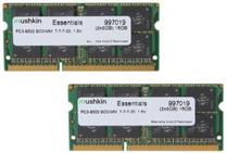 Operatyvioji atmintis (RAM) Mushkin Essentials 997019, DDR3 (SO-DIMM), 16 GB, 1066 MHz