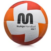 Мяч для гандбола Meteor Nuage Junior 1 10093, 1 размер, белый цв./oранжевый цв.