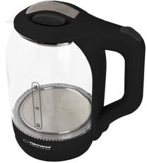 Elektrinis virdulys Esperanza Yukon EKK025K, 1.7 l, skaidri sp./juoda sp.