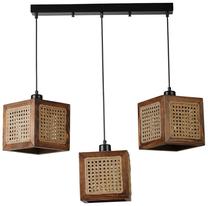 Valgusti rippuv Opviq Chandelier Kumsal 8700-5, E27, pruun v. / must v.