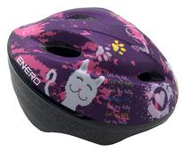 Шлемы велосипедиста детские Enero Love Kitty, черный цв./фиолетовый цв., 510 - 530 мм