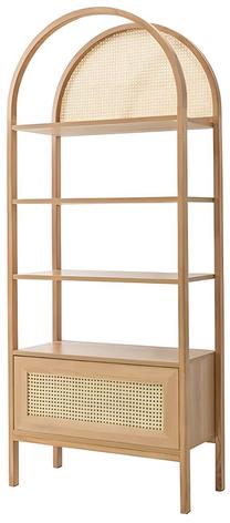 Knygų lentyna Kalune Design Nala 75, medžio sp., 182.5 cm x 40 cm x 75 cm