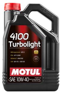 Motoreļļa Motul Turbolight 4100 10W - 40, daļēji sintētiska, 4 l