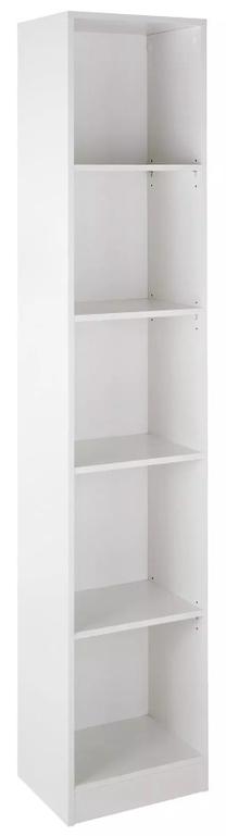 Pastatoma lentyna Forte New Metro METR711-120, balta sp., 189.5 cm x 38.2 cm x 29.6 cm