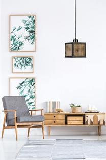 Valgusti rippuv Opviq Chandelier Kumsal 8701-1, E27, pruun v. / must v.
