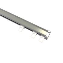Lubinis užuolaidų bėgelis Domoletti BIG U, 200 cm, sidabro sp.