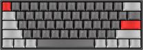 Laidinė žaidimų klaviatūra Yenkee Atom YKB 6500 Kailh Box White, EN, juoda sp.