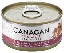 Mitrā kaķu barība Canagan Tuna With Salmon, lasis/tunzivis, 0.075 kg