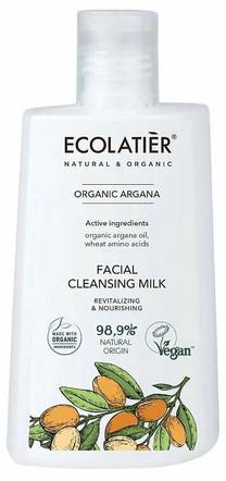 Attīrošs sejas piens Ecolatier Organic Argana, 250 ml