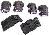 Aizsarglīdzekļu komplekts Fila Jr Girl FP Gears, XS, melna krās./rozā krās.