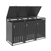 Lauko konteinerių stoginė Hatis MBB02-3A, 240 l, antracito sp.