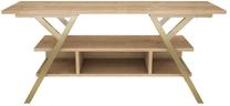 ТВ стол Kalune Design Minerva, коричневый цв./золотой цв., 35 см x 120 см x 55 см