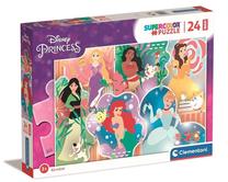 Dėlionė Clementoni Disney Princess 24232, 62 cm x 42 cm, 24 vnt., įvairių spalvų