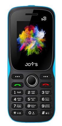 Telefons ar pogām JOY'S mobile S3, 32 MB, zila krās.